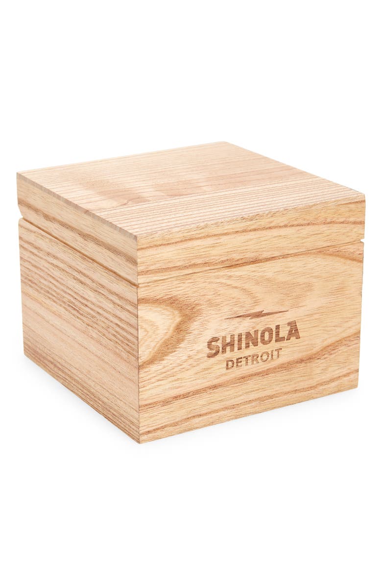 Shinola The Birdy Moon Phase Bracelet Watch, 34mm, Alternate, color, 