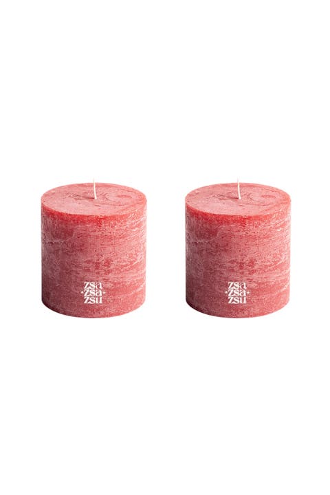 Deurne Pillar Candle 3.5 In Set of 2