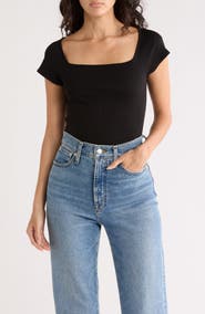 Madewell Brightside Square Neck T-Shirt