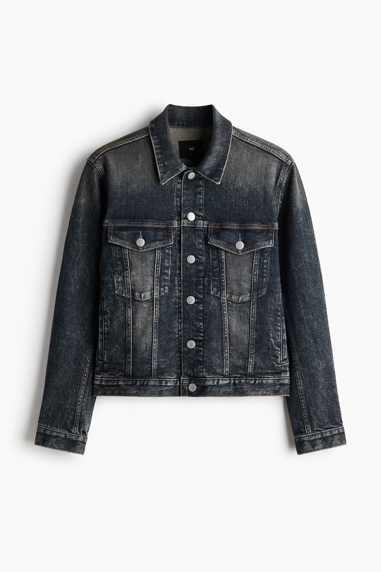 Denim Trucker Jacket, Alternate, color, Denim blue