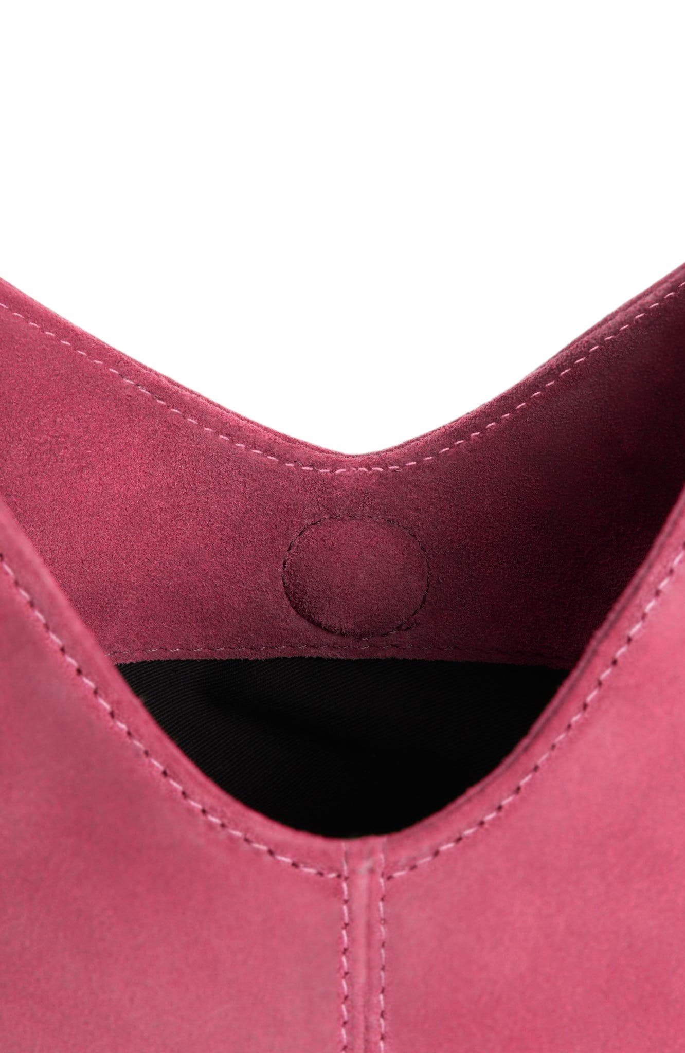 Mia Top Handle Leather Bag, Alternate, color, Rose Suede