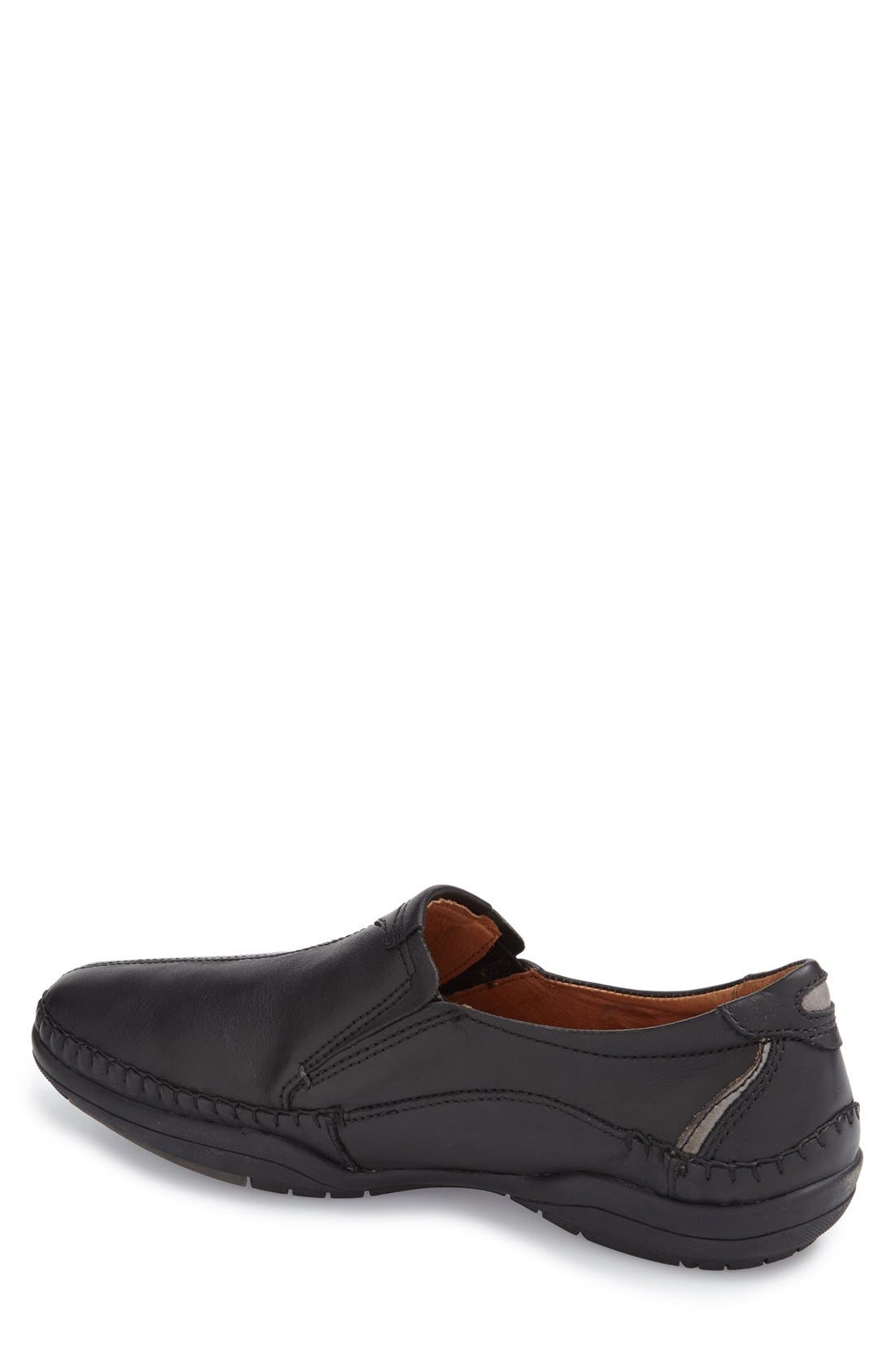 PIKOLINOS 'San Telmo' Slip-On, Alternate, color, Black/ Dark Grey Leather
