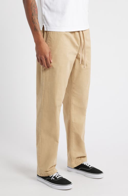 Vans Range Relaxed Drawstring Pants In Brown