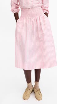 Clare V. Zoe Stripe Midi Skirt