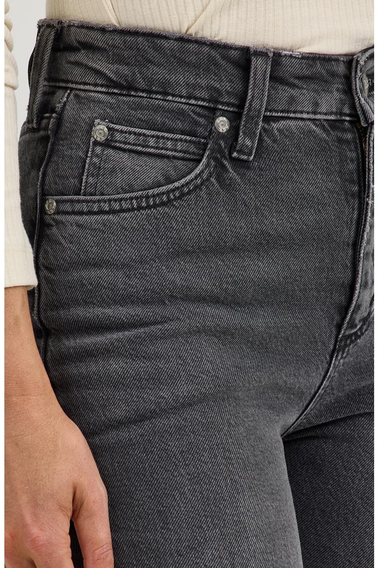 High Waist Bootcut Jeans, Alternate, color, REFINED BLACK