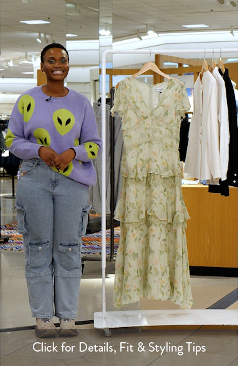 Paloma Floral Maxi Dress, sales video thumbnail