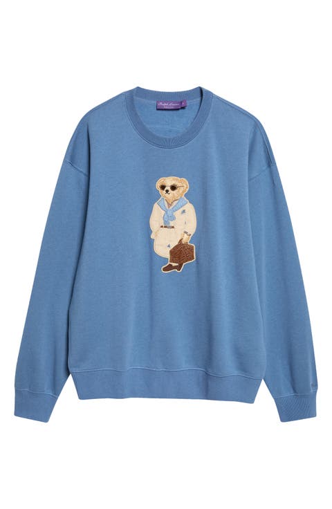 Polo Bear Appliqué Cotton & Cashmere Sweatshirt