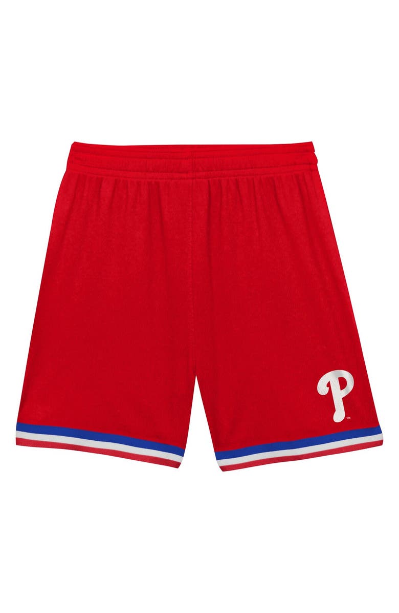 Outerstuff Toddler Fanatics Branded Red Philadelphia Phillies Field Ball T-Shirt & Shorts Set, Alternate, color, 