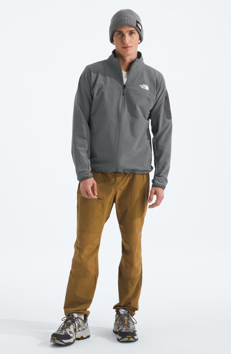 The North Face Tek Approach Water Repellent Jacket, Alternate, color, Smoked Pearl/ Anthracite Grey