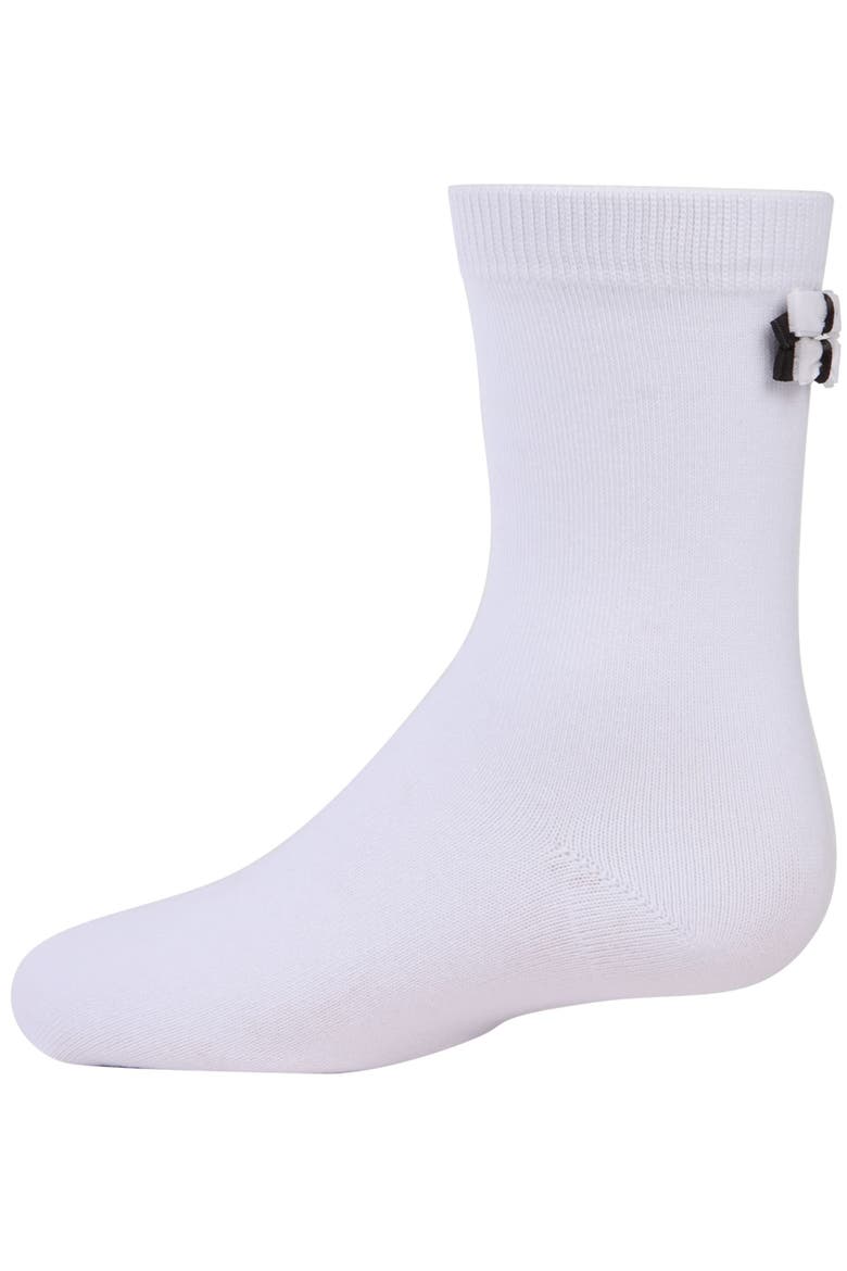 Black Tie Affair Crew Socks, Main, color, White