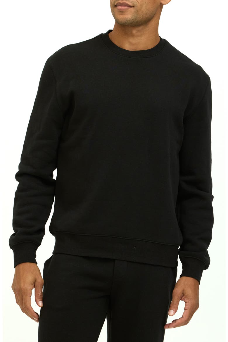 Dallas Pullover Sweatshirt, Main, color, BLACK