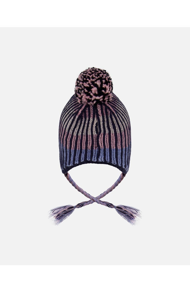 Deux par Deux Lined Peruvian Knit Hat with Pompom, Alternate, color, 