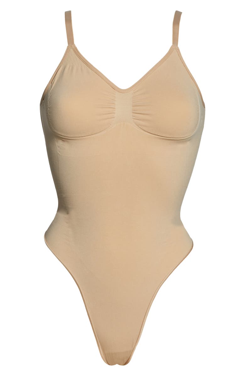 SKIMS Seamless Sculpt Low Back Thong Bodysuit, Alternate, color,