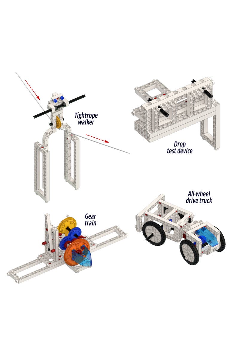 Thames & Kosmos Mechanical Engineering Builder Kit, Alternate, color, Multicolored