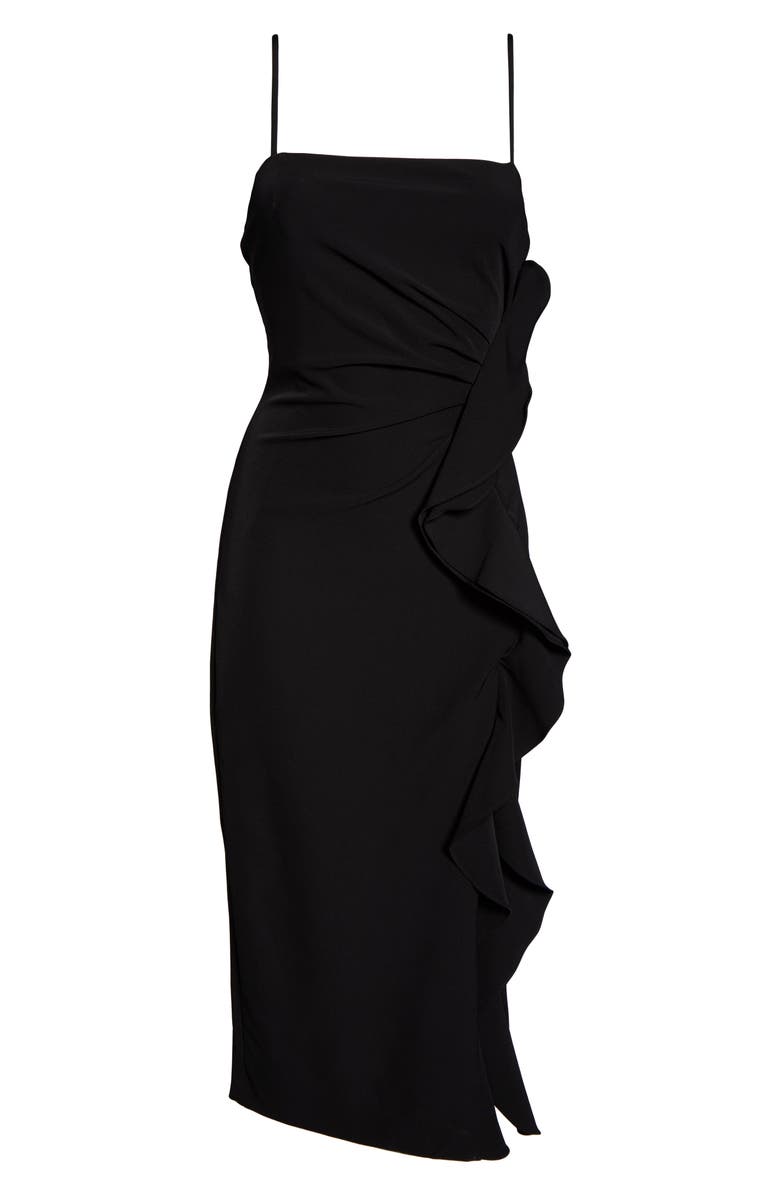 Bardot Rona Ruffle Midi Dress, Alternate, color,