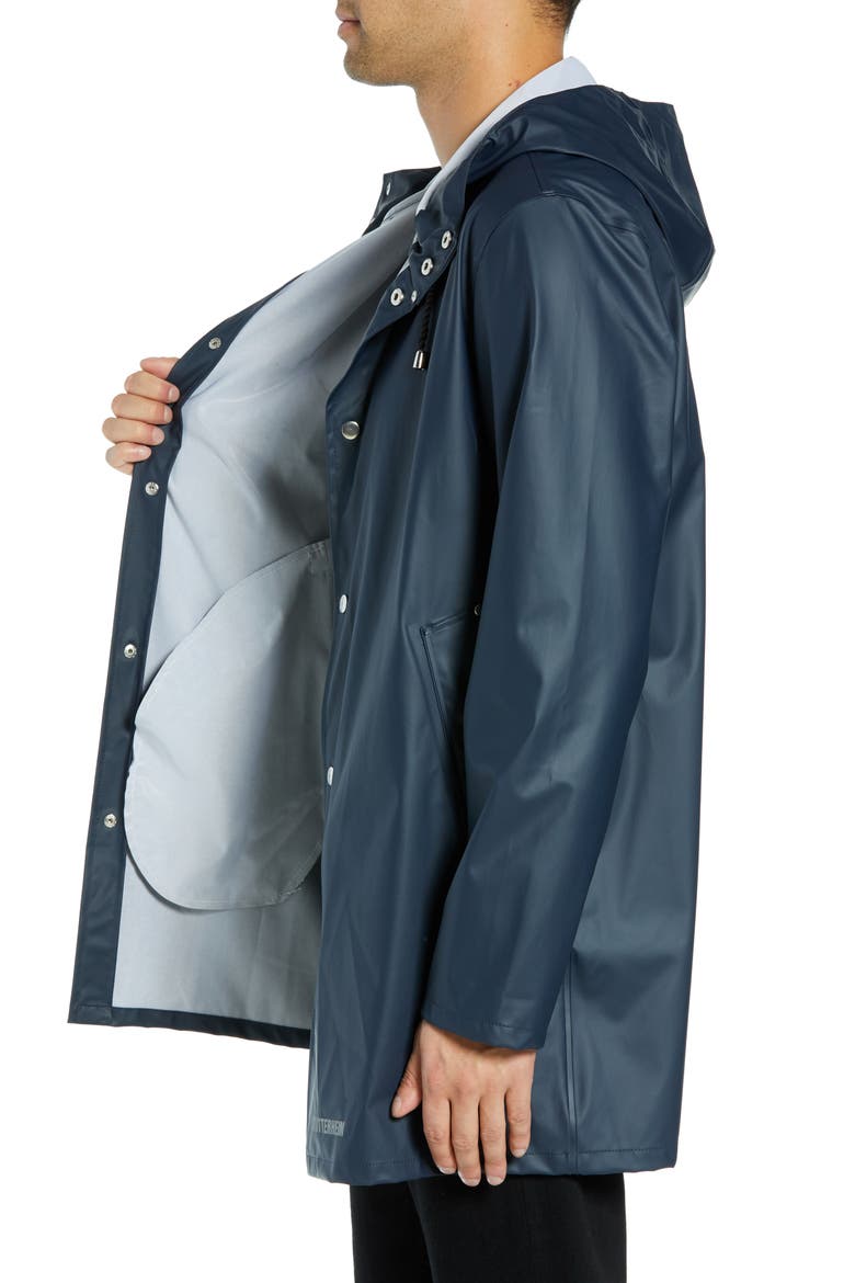Stockholm Lightweight Raincoat, Alternate, color, NAVY