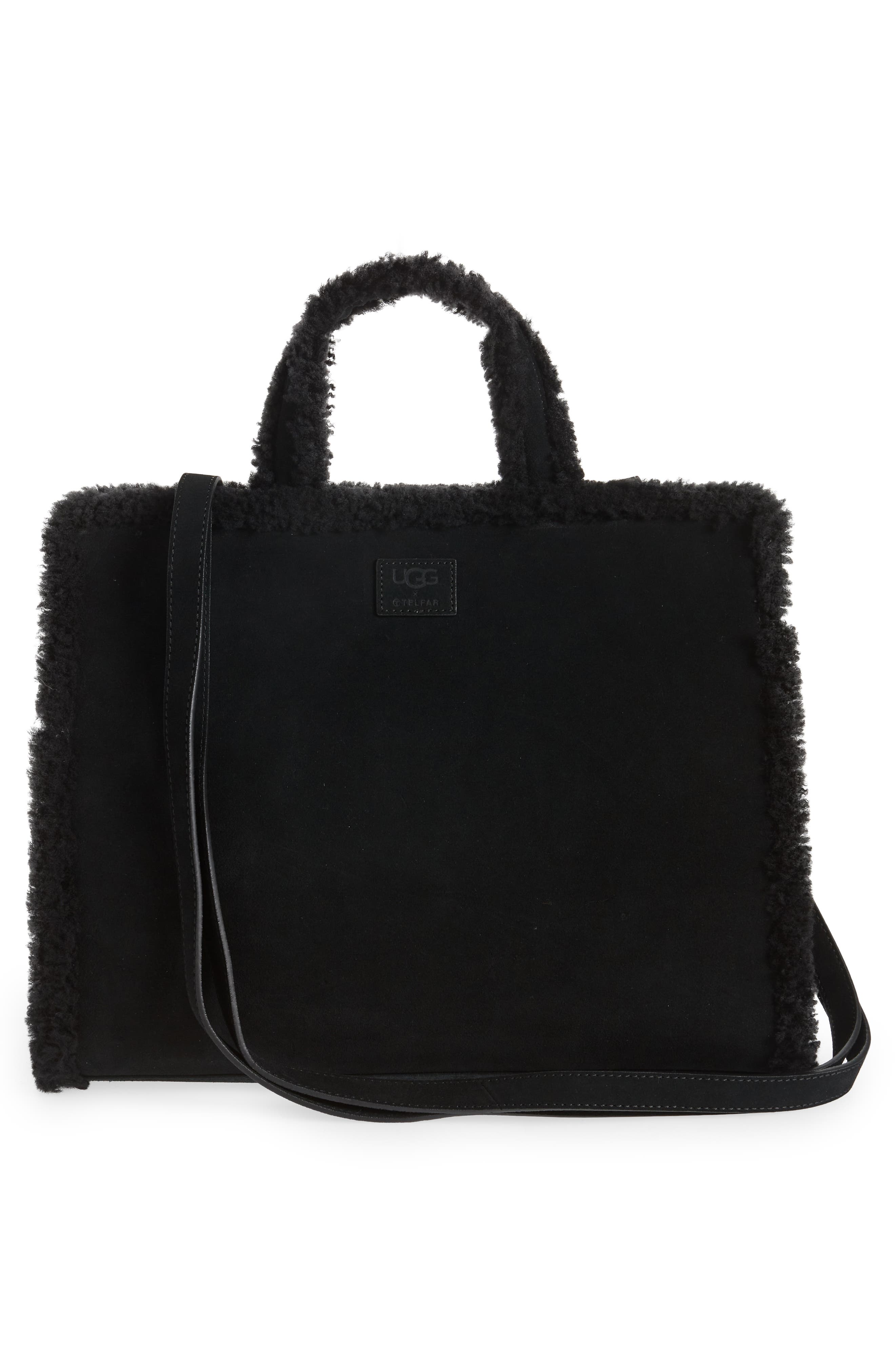UGG<sup>®</sup> x TELFAR Gender Inclusive Medium Genuine Shearling Shopper, Alternate, color, 
