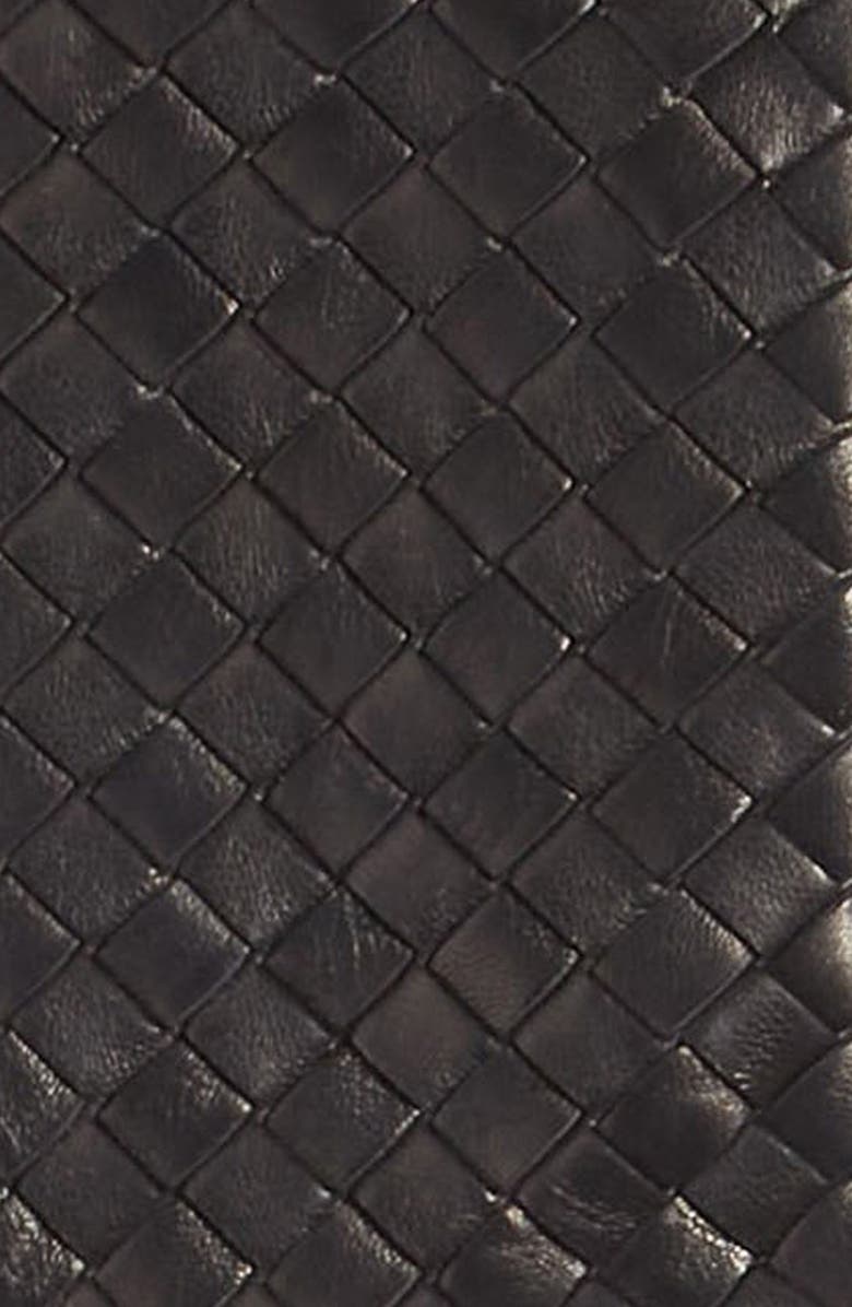 Bottega Veneta Intrecciato Leather Gloves, Alternate, color, 