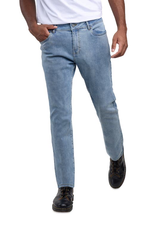 Spring + Mercer Super Soft Slim Fit Jeans In Blue