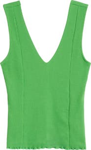 Nation LTD Reese Rib V-Neck Tank