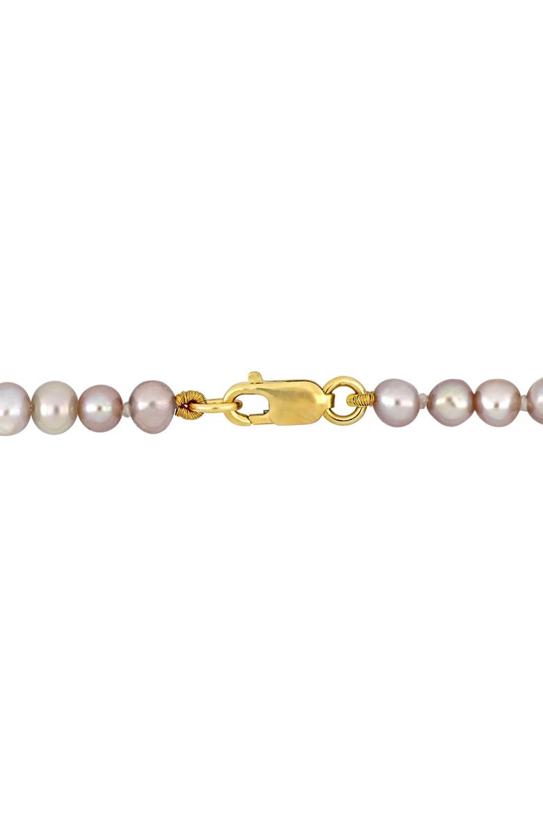 Julianna B. 2-Piece Set Cultured Pearl Necklace & Bracelet 14k, Alternate, color, Pink Pearl