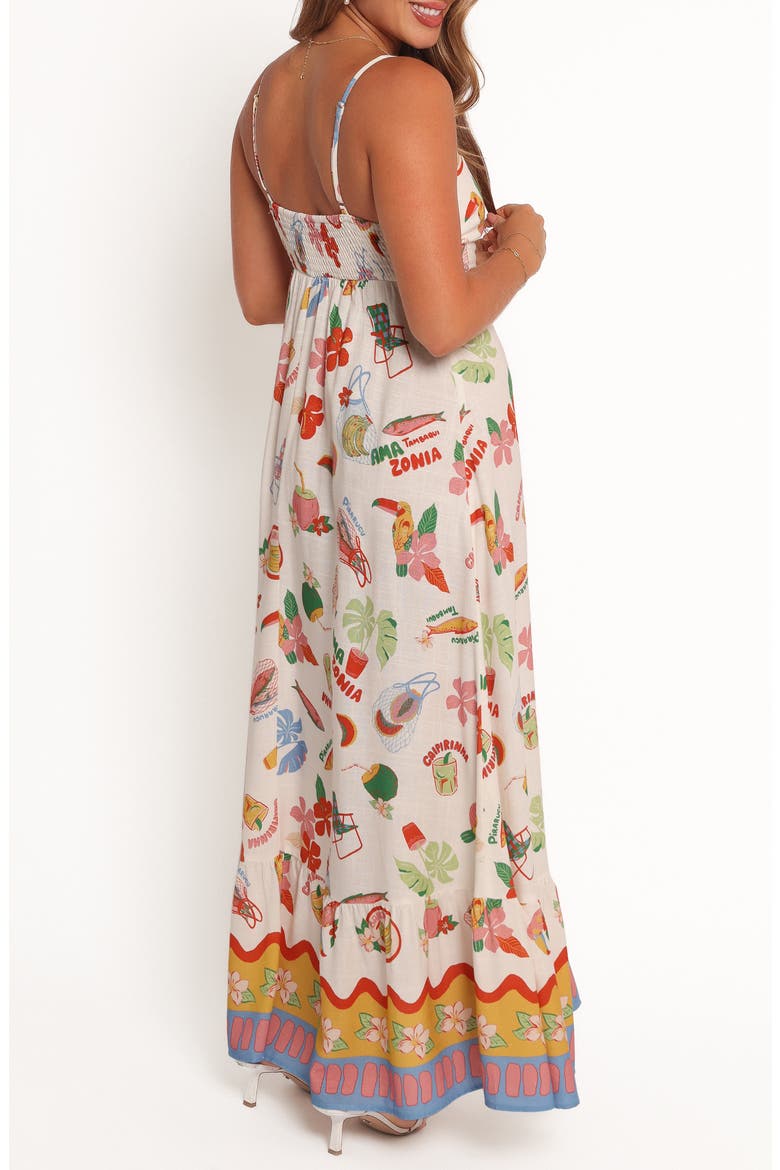 Else Print Maxi Dress, Alternate, color, ALFRESCO