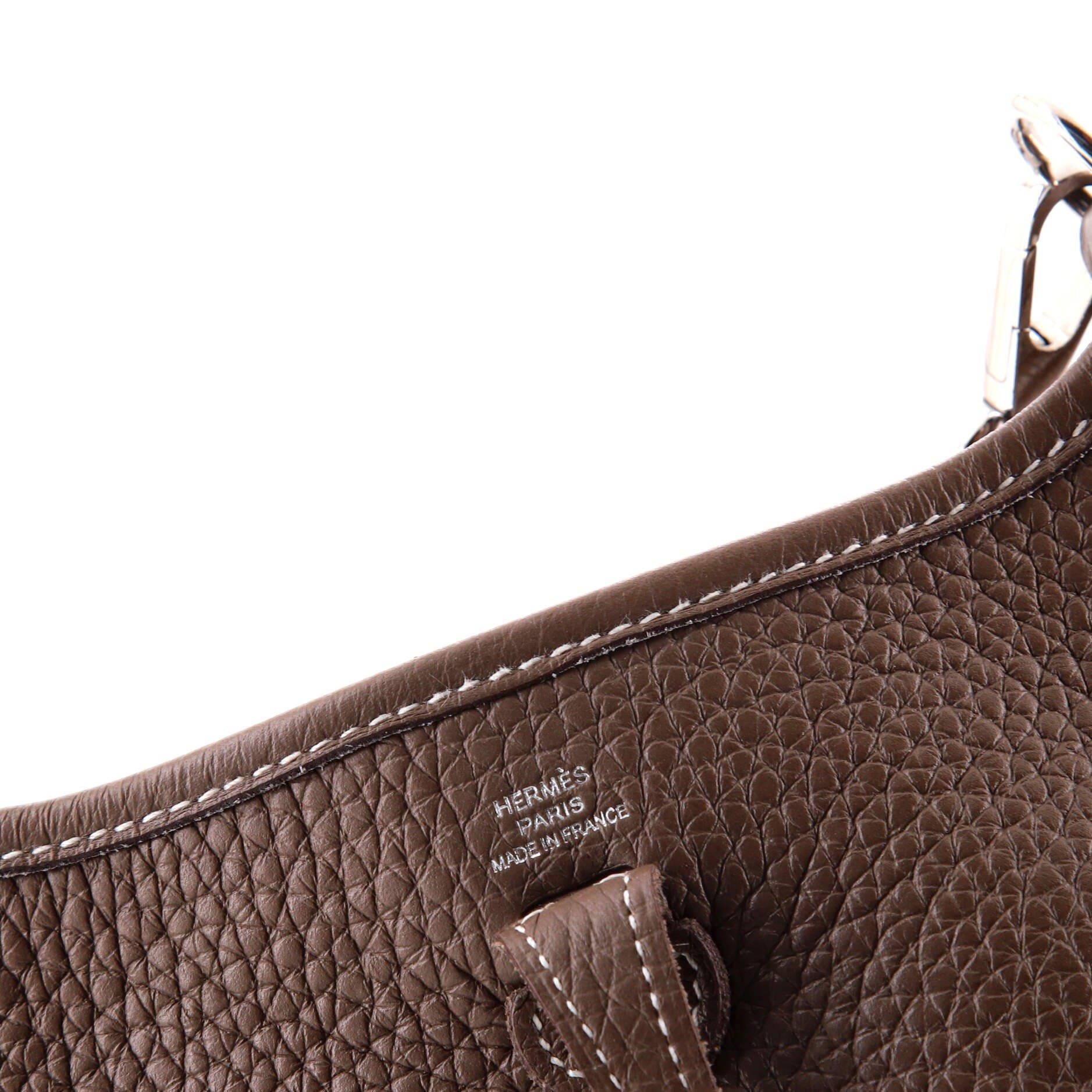 Pre-Owned Hermes Evelyne Bag Gen III Clemence TPM, Alternate, color, Etoupe