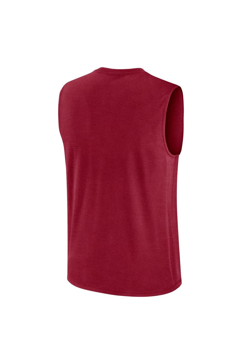 Men's Nike Crimson Alabama Crimson Tide Primetime Legend Lock Up Performance Muscle Tank Top, Alternate, color, Crimson