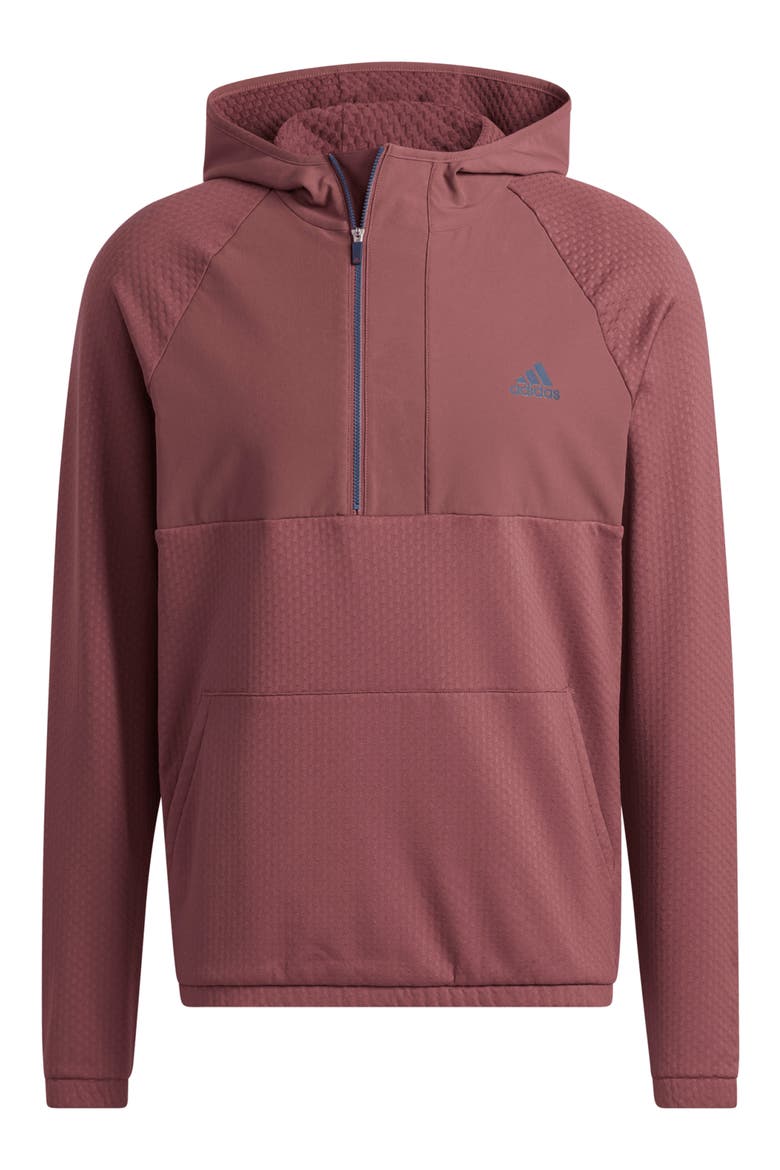 Men's Stretch Fleece Anorak, Main, color, QUIET CRIMSON