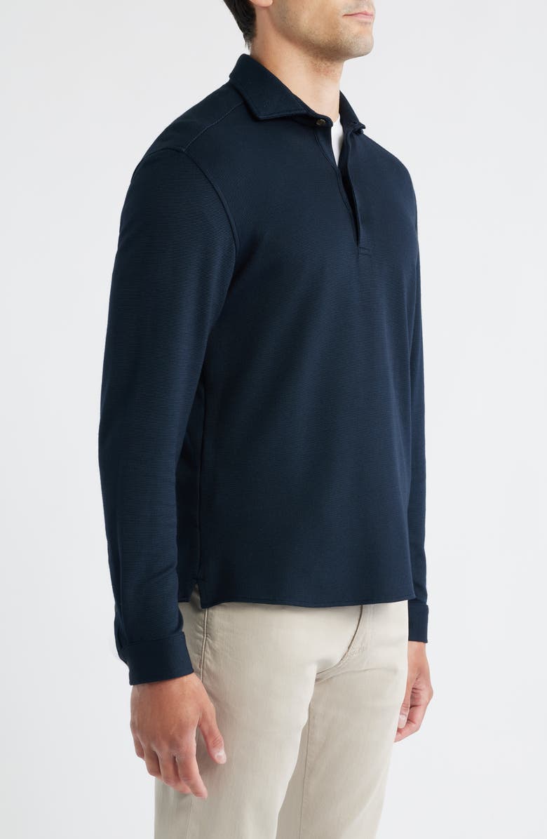 johnnie-O Highburry Long Sleeve Performance Polo, Alternate, color, Navy