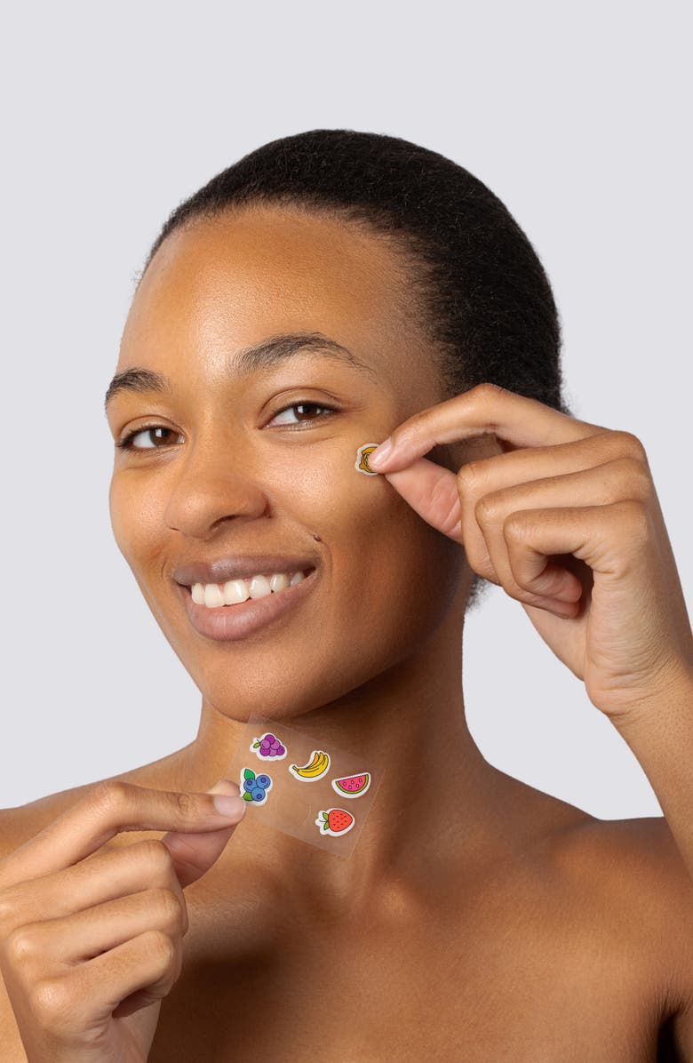 DEW OF THE GODS Cutie Fruities 60-Pack Acne Stickers, Alternate, color, 