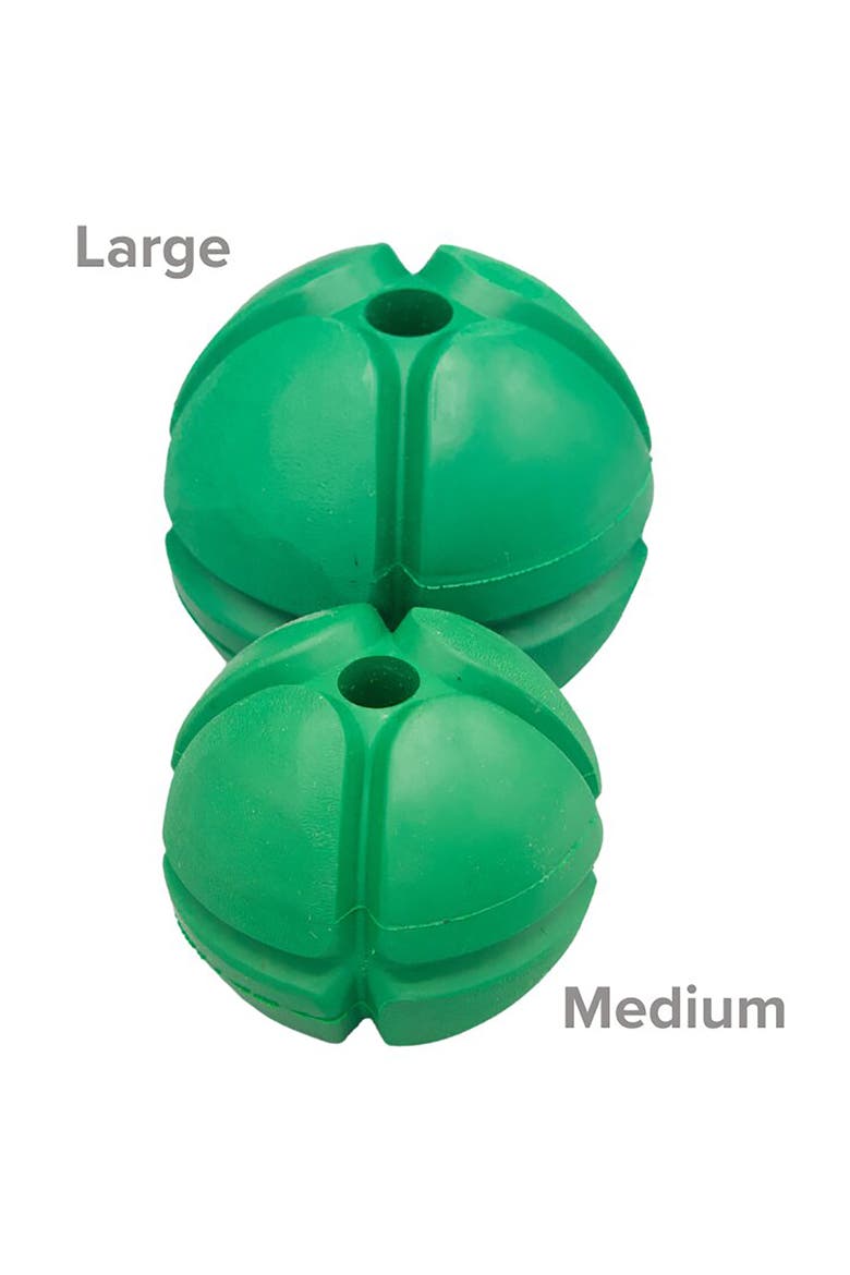 FloTex Ball, Medium, 2.5 Inch, Green, Dog Toy, Alternate, color, Green