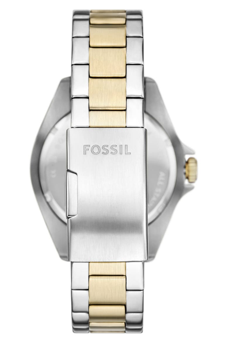 Dalton Three-Hand Two-Tone Bracelet Watch, 42mm, Alternate, color, TWO TONE