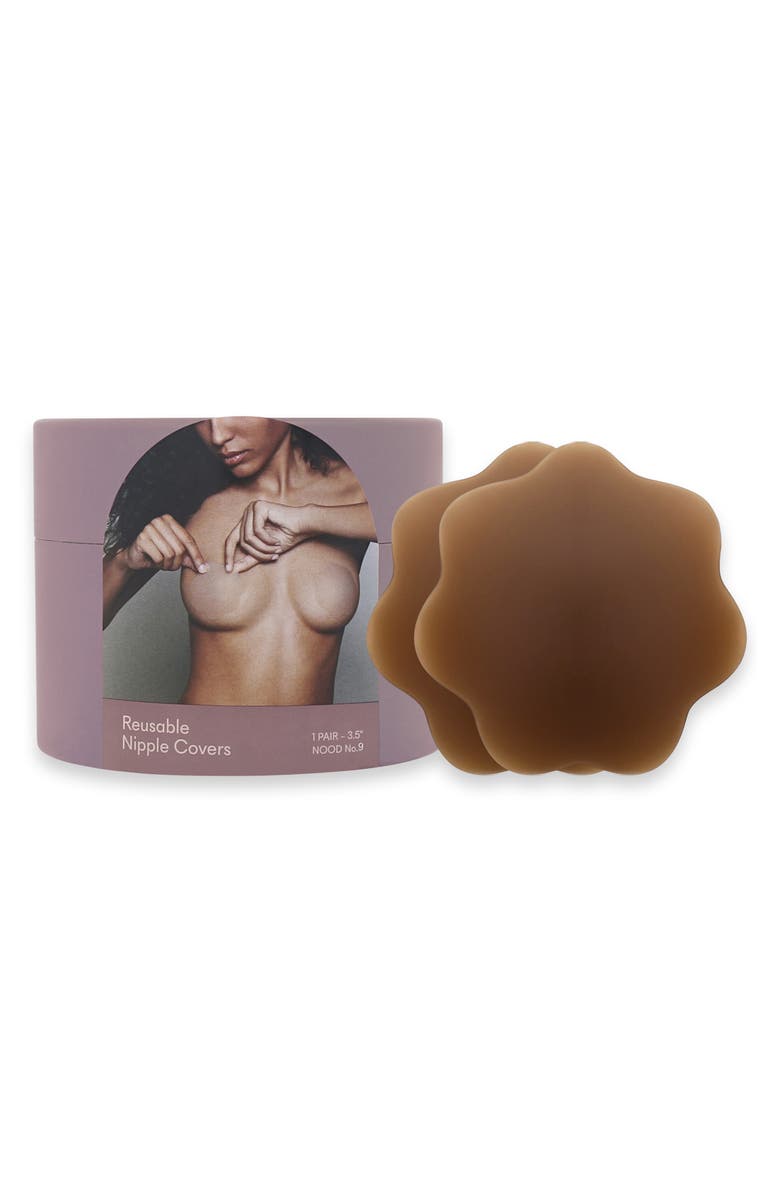 NOOD No-Show Reusable Nipple Covers, Main, color,