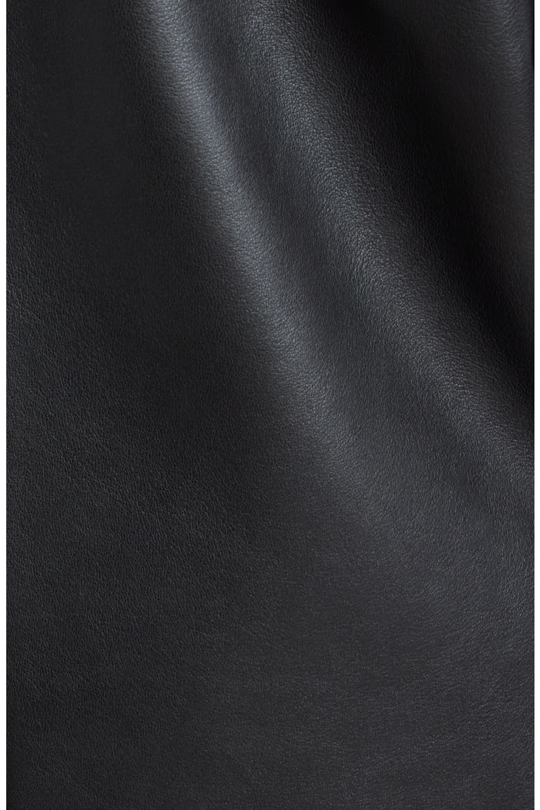 Leather Jacket, Alternate, color, BLACK