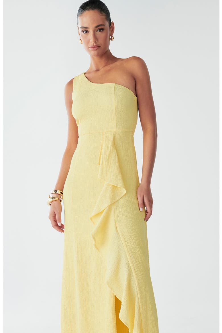 Catia Dress, Alternate, color, Lemon