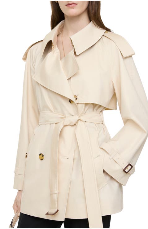 Short Tropical Gabardine Fitzrovia Trench Coat