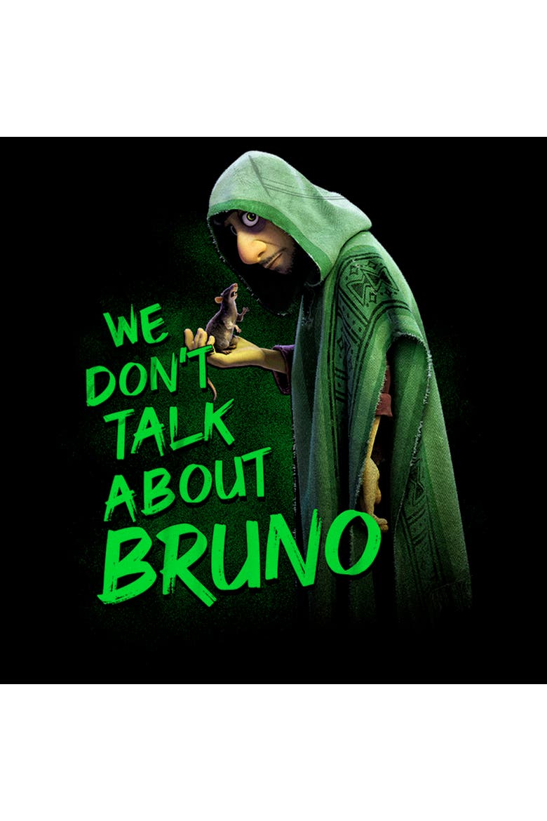 Boy's Encanto We Don't Talk About Bruno  Graphic T-Shirt, Alternate, color, Black
