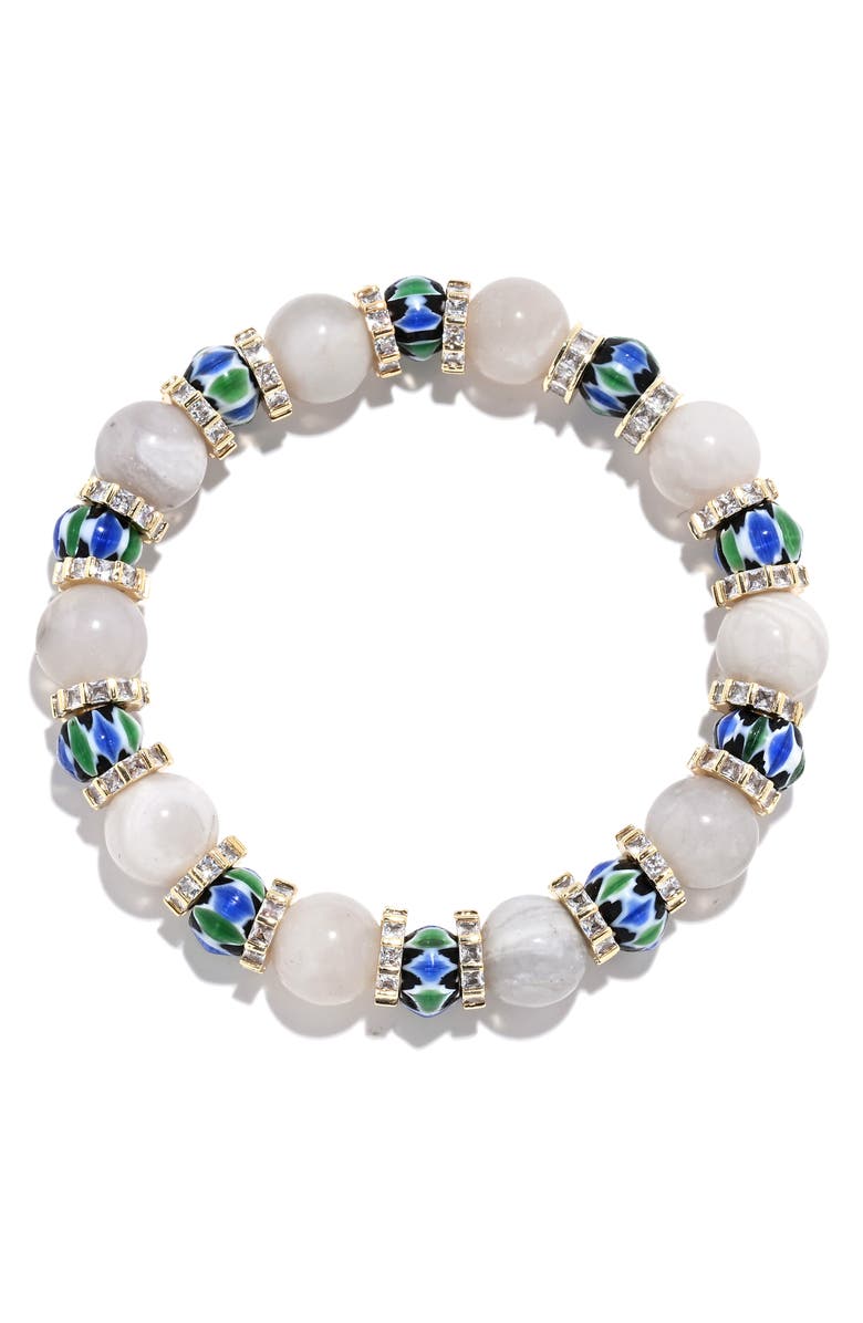 EYE CANDY LOS ANGELES Men's Liam Stretch Bracelet with Golden Spacers, Alternate, color, Gold