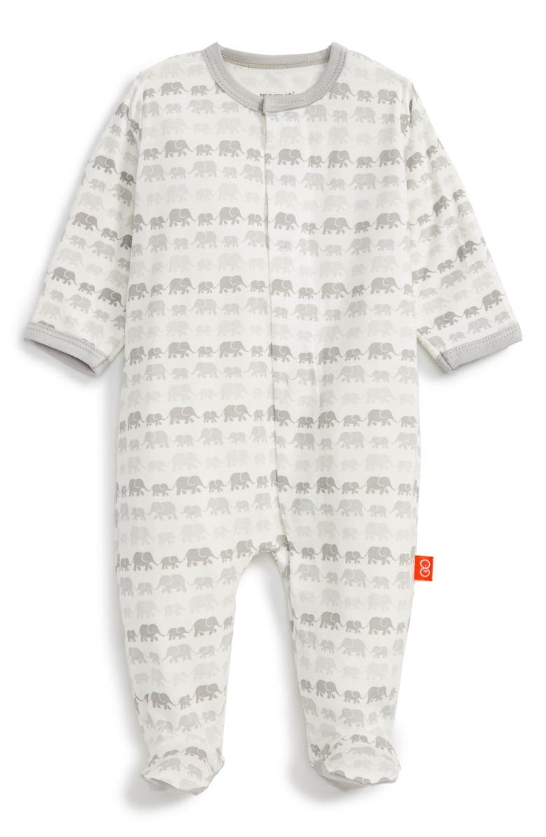 Magnetic Me Pink Doeskin Magnetic Footie, Main, color, 