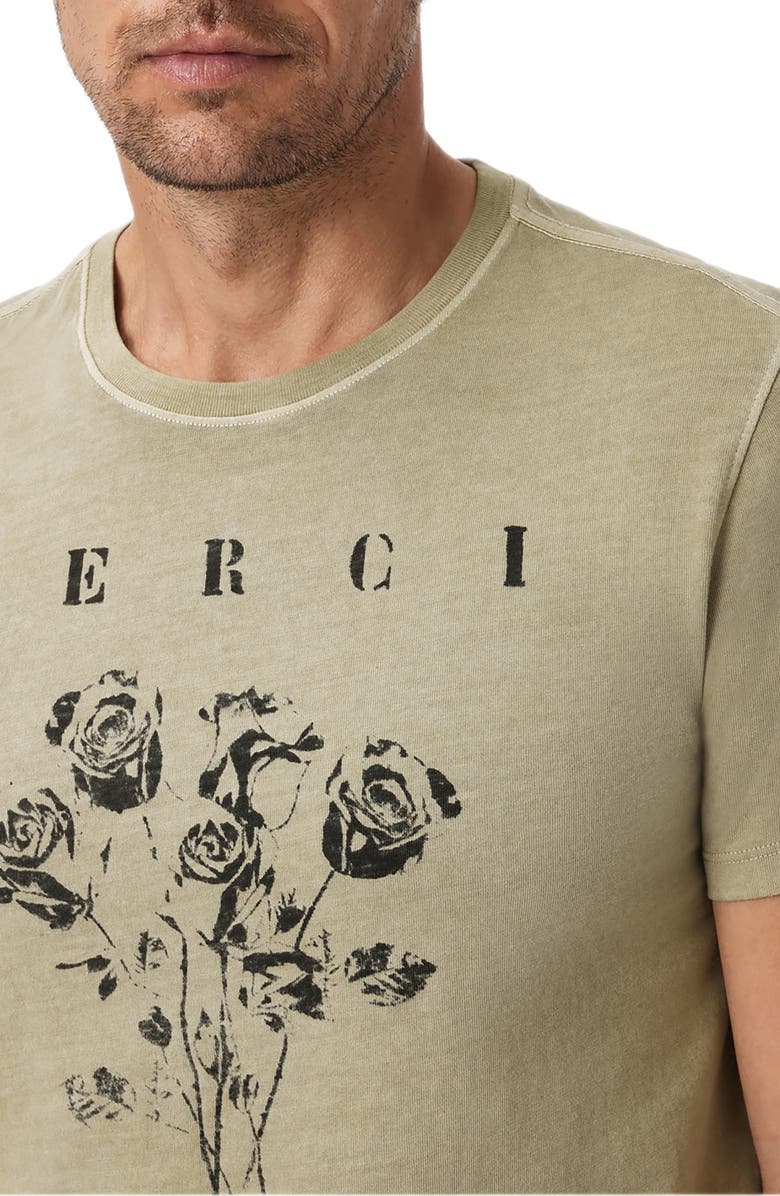 John Varvatos Merci Graphic T-Shirt, Alternate, color, Haze Grey