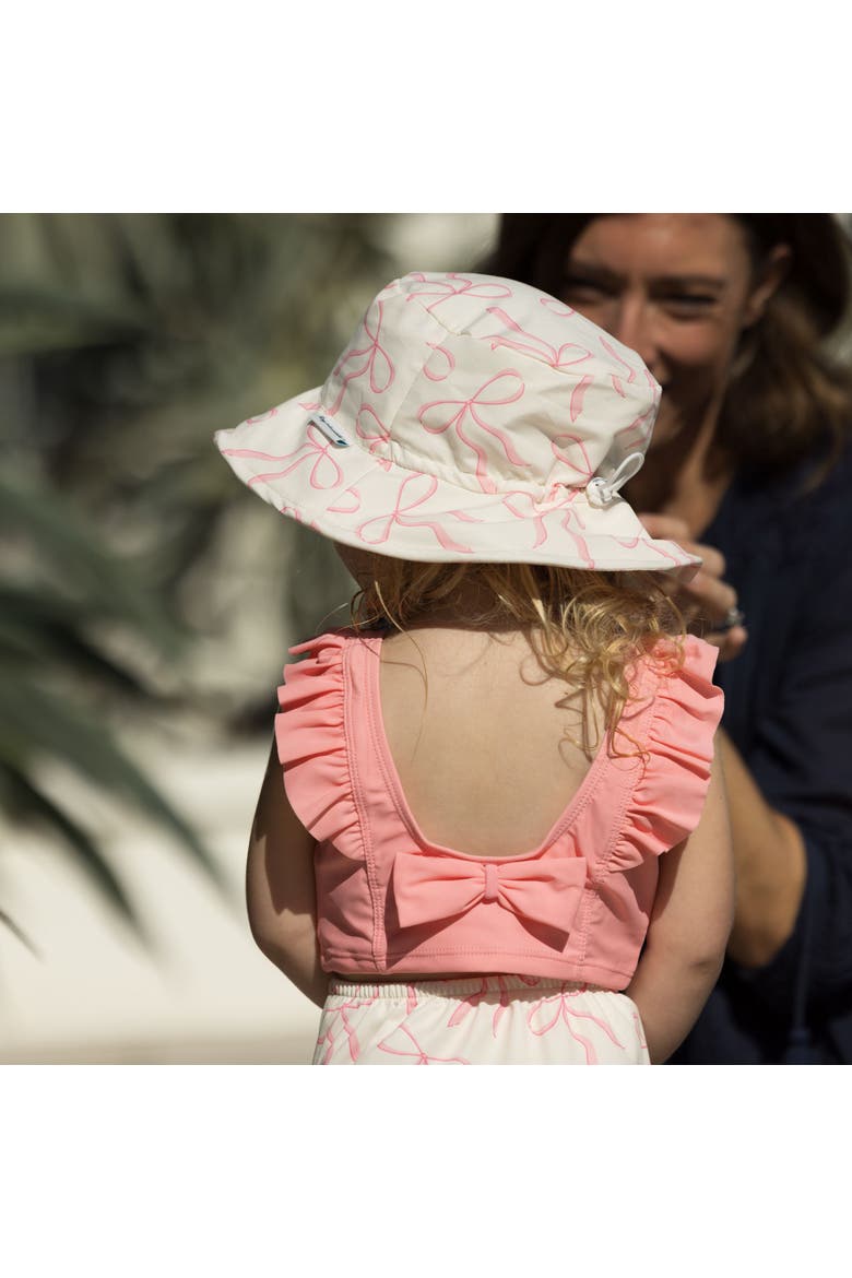 Sun Hat with UPF 50+ UV Protection and Adjustable Brim - Baby, Alternate, color, Bubblegum