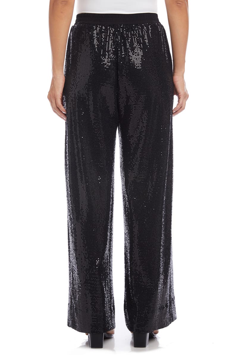 Karen Kane Sequin Wide Leg Pants, Alternate, color, 