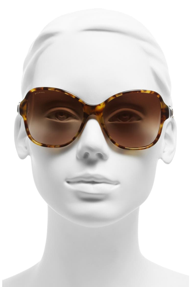 57mm Sunglasses, Alternate, color, HAVANA