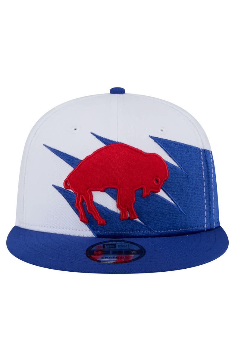 New Era Men's New Era Royal Buffalo Bills Throwback Jagged 9FiFTY Snapback Hat, Alternate, color, Royal