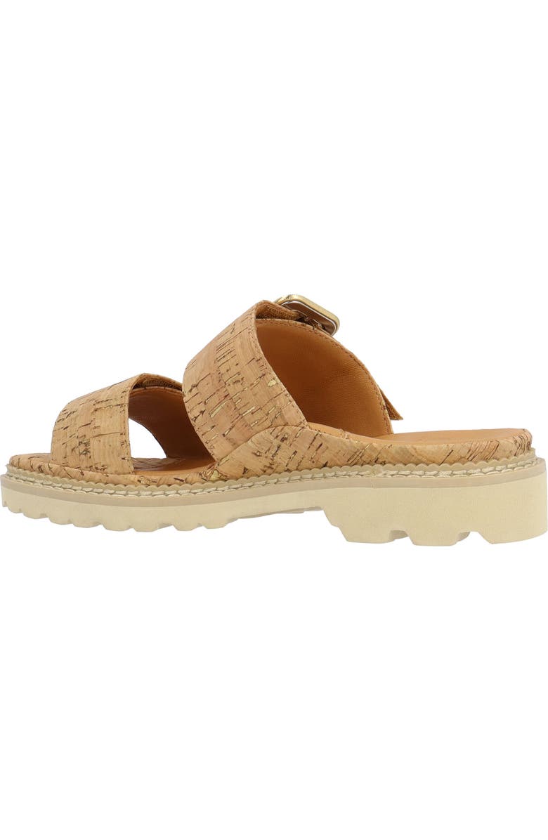 L'Amour des Pieds Dalbir Slide Sandal, Alternate, color, Natural/ Gold