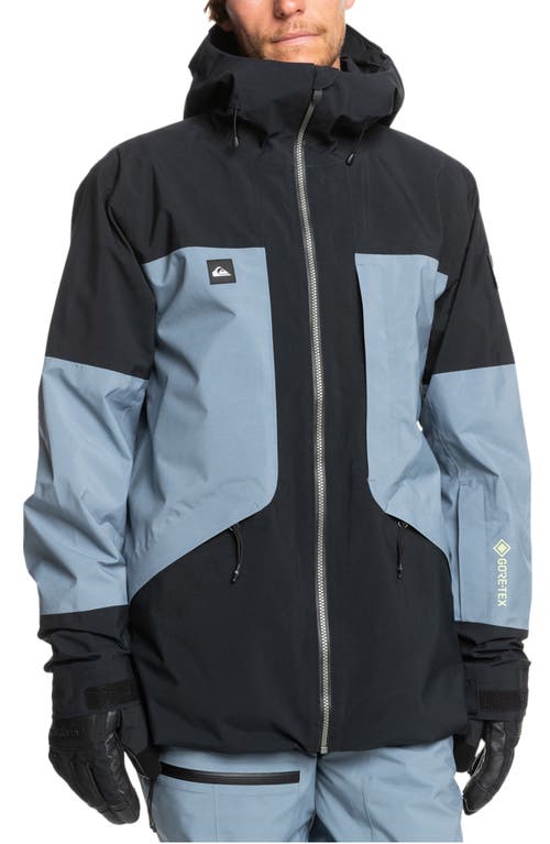 Quiksilver Forever Stretch Gore-Tex® Technical Snow Jacket in Flint Stone 