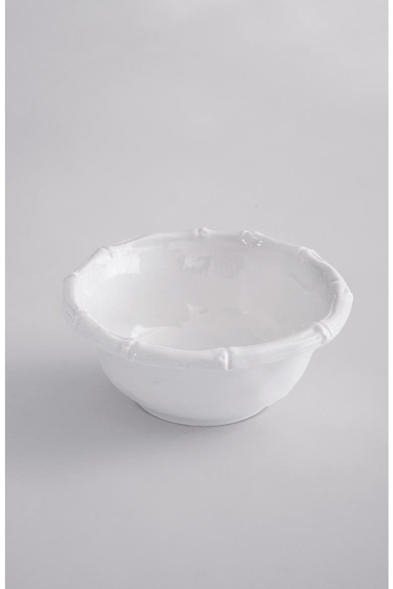 Vida Cane Small Dip Bowl, Alternate, color, White