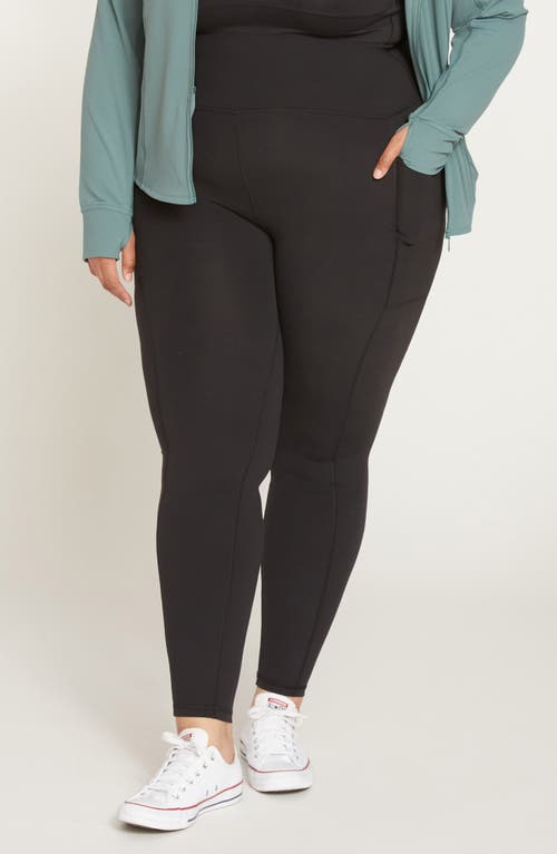 Universal Standard Next To Naked Pocket Ankle Leggings In Black
