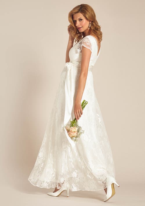 Tiffany Rose Maternity Eden Gown Long In White
